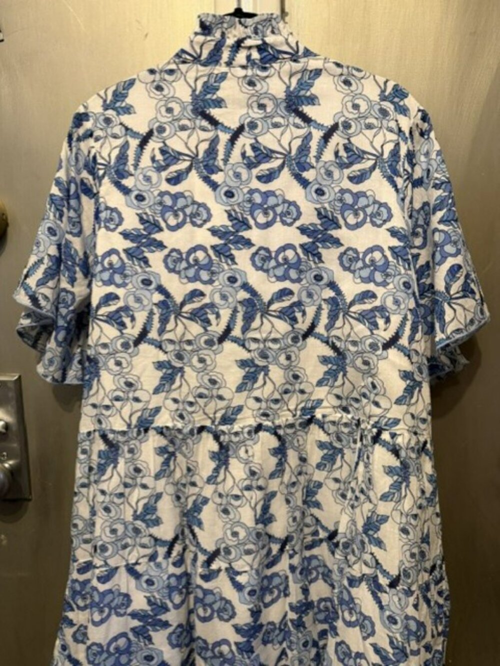 NWT - Ro's Garden Vibeka Floral Tiered A-Line Babydoll Mini Dress - Picture 13 of 16